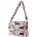 Corgis Corgi Pattern Full Print Messenger Bag (S) View1