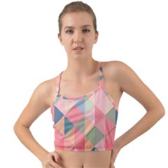 Background Geometric Triangle Mini Tank Bikini Top