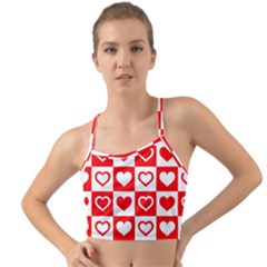 Background Card Checker Chequered Mini Tank Bikini Top by Sapixe