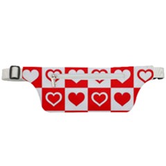 Background Card Checker Chequered Active Waist Bag