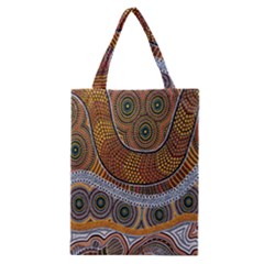 Aboriginal Traditional Pattern Classic Tote Bag by Sapixe