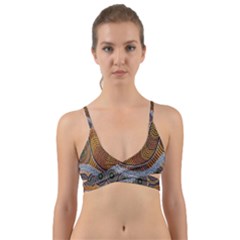 Aboriginal Traditional Pattern Wrap Around Bikini Top