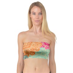 Art Abstract Pattern Bandeau Top by Sapixe