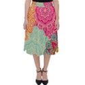 Art Abstract Pattern Classic Midi Skirt View1