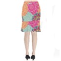 Art Abstract Pattern Short Mermaid Skirt View2