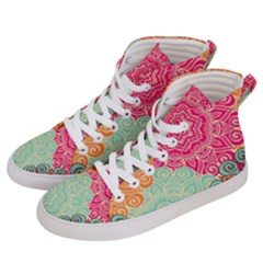 Art Abstract Pattern Men s Hi-top Skate Sneakers by Sapixe