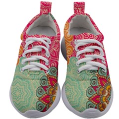 Art Abstract Pattern Kids Athletic Shoes by Sapixe