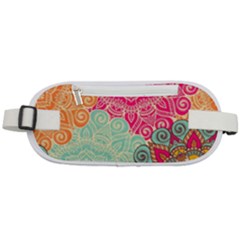 Art Abstract Pattern Rounded Waist Pouch