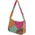 Art Abstract Pattern Zip Up Shoulder Bag View2