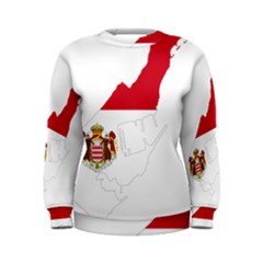 Monaco Country Europe Flag Borders Women s Sweatshirt by Sapixe