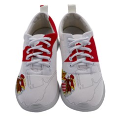 Monaco Country Europe Flag Borders Women Athletic Shoes