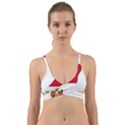 Monaco Country Europe Flag Borders Wrap Around Bikini Top View1