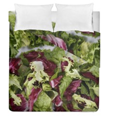 Salad Lettuce Vegetable Duvet Cover Double Side (queen Size)