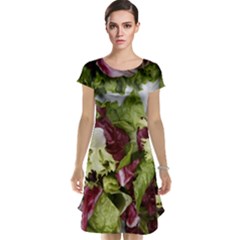 Salad Lettuce Vegetable Cap Sleeve Nightdress by Sapixe