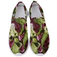 Salad Lettuce Vegetable Men s Slip On Sneakers by Sapixe