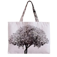 Nature Tree Blossom Bloom Cherry Zipper Mini Tote Bag by Sapixe