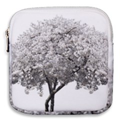 Nature Tree Blossom Bloom Cherry Mini Square Pouch by Sapixe