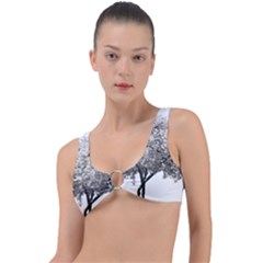 Nature Tree Blossom Bloom Cherry Ring Detail Bikini Top