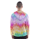 Rainbow Pontilism Background Men s Hooded Windbreaker View2