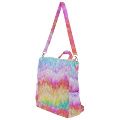 Rainbow Pontilism Background Crossbody Backpack by Sapixe