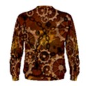 Steampunk Patter With Gears Men s Sweatshirt View2