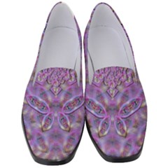 Skyscape In Rainbows And A Flower Star So Bright Women s Classic Loafer Heels by pepitasart