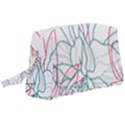 Flowers Wristlet Pouch Bag (Large) View1