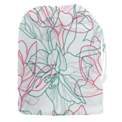 Flowers Drawstring Pouch (3xl) by EvgeniaEsenina