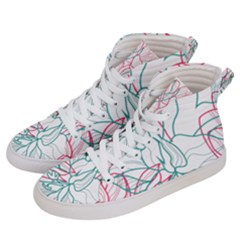 Flowers Men s Hi-top Skate Sneakers by EvgeniaEsenina