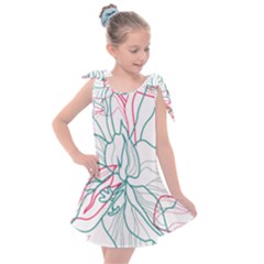 Flowers Kids  Tie Up Tunic Dress by EvgeniaEsenina