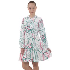 Flowers All Frills Chiffon Dress