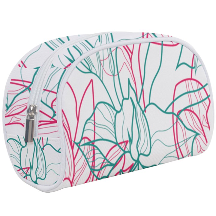 Flowers Makeup Case (Large)