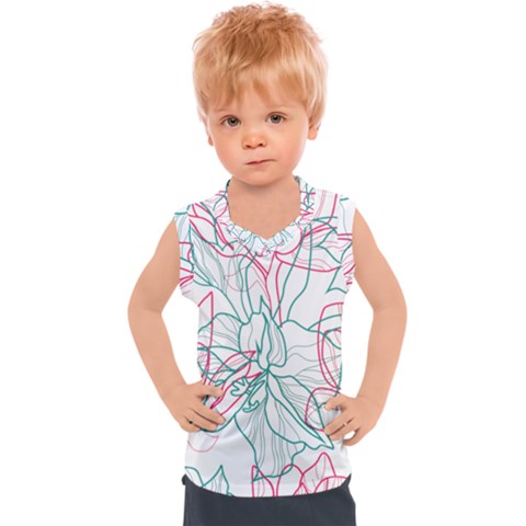 Flowers Kids  Mesh Tank Top by EvgeniaEsenina