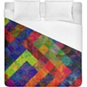 Abstract Colored Grunge Pattern Duvet Cover (King Size) View1