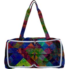 Abstract Colored Grunge Pattern Multi Function Bag by fashionpod