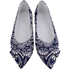 Mandala Pattern Women s Bow Heels