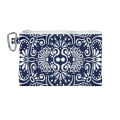 Mandala Pattern Canvas Cosmetic Bag (medium)