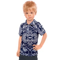 Mandala Pattern Kids  Polo Tee