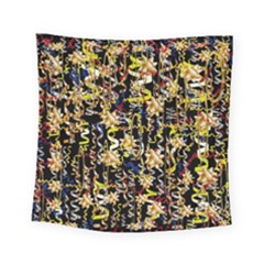 Festive And Celebrate In Good Style Square Tapestry (Small)