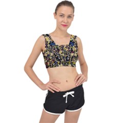 Festive And Celebrate In Good Style V-Back Sports Bra