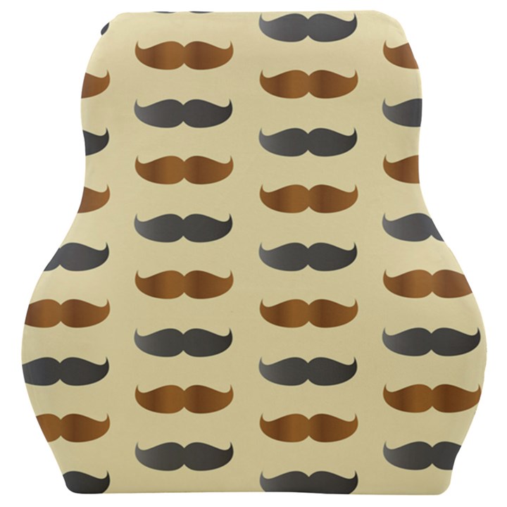 beard pattern Car Seat Velour Cushion 