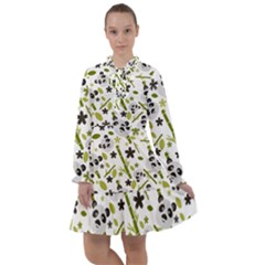 Panda Love All Frills Chiffon Dress