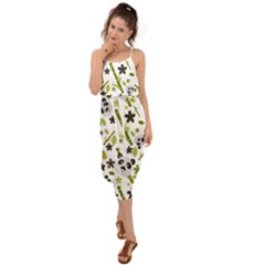 Panda Love Waist Tie Cover Up Chiffon Dress