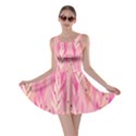 pink leaf pattern Skater Dress View1