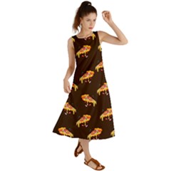 Pizza Is Love Summer Maxi Dress