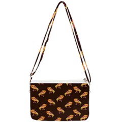 Pizza Is Love Double Gusset Crossbody Bag