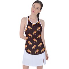 Pizza Is Love Racer Back Mesh Tank Top