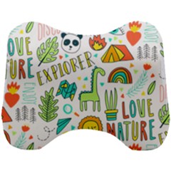 Traveller Explorer Head Support Cushion by designsbymallika