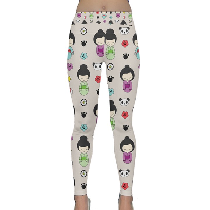 russian doll Classic Yoga Leggings