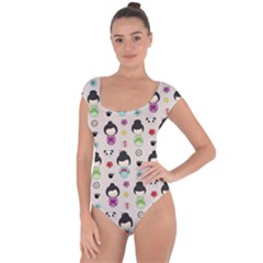 Russian Doll Short Sleeve Leotard  by designsbymallika